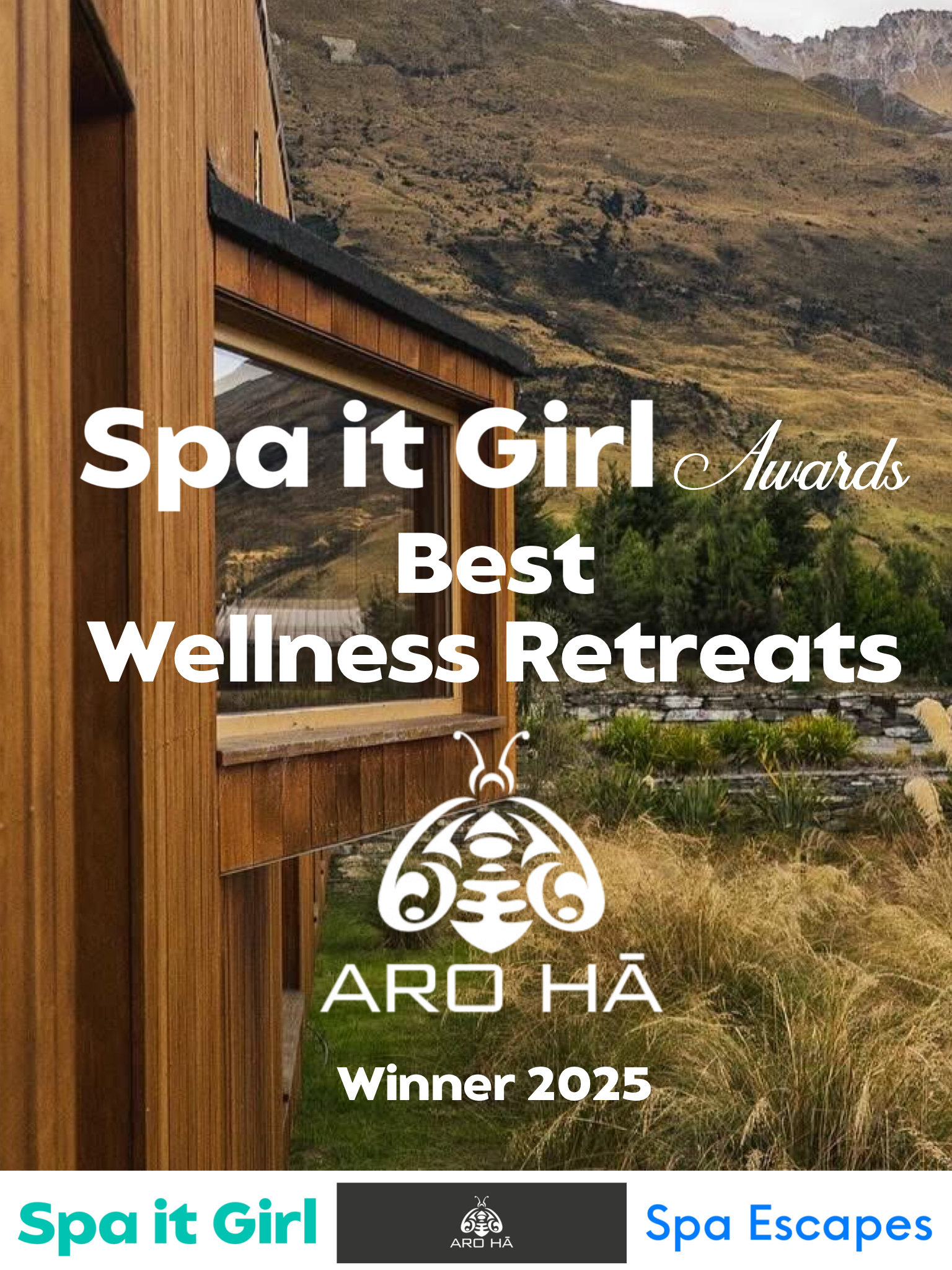 Aro Ha - New Zealand’s - Best Wellness Retreat - Named by Spa it Girl - 2025 - 2026